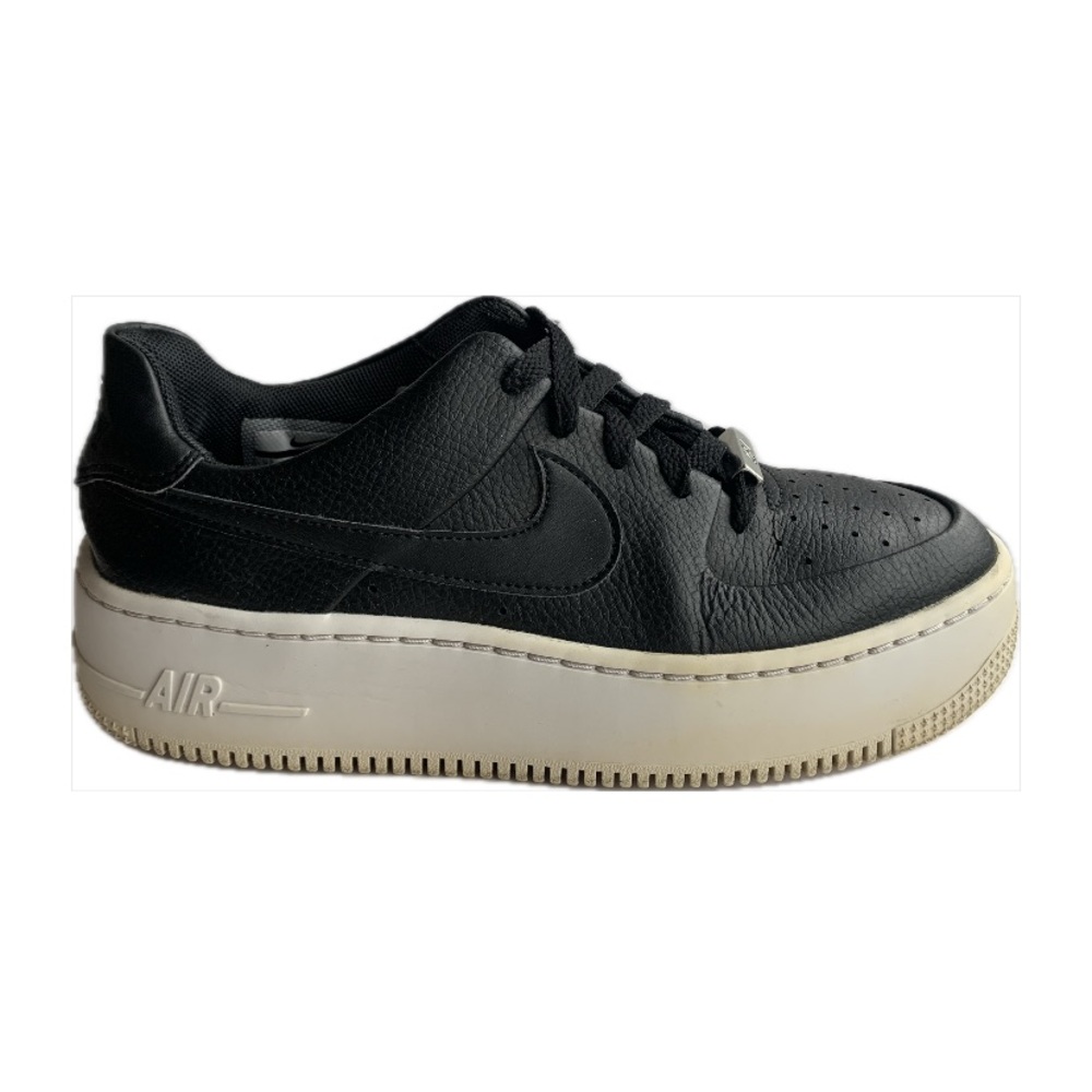 Nike Air Force 1 Platform Low Size 7.5 Black